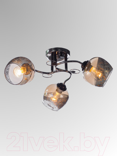Изображение товара Люстра Aitin-Pro НПБ 02-3x60-101 / 70144/3 (хром/черный)