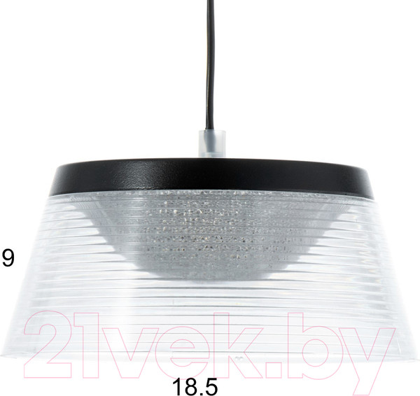 Изображение товара Потолочный светильник BayerLux Дзета / 9380663 (черный)