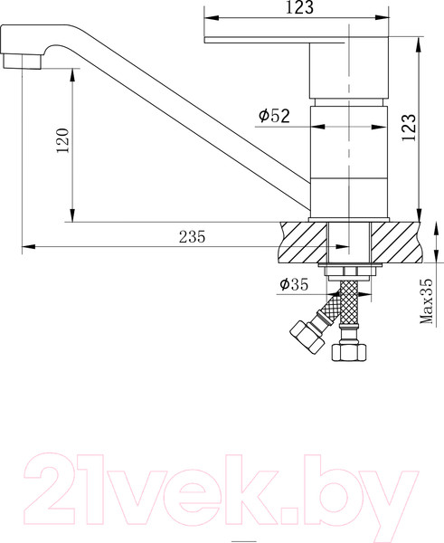 Изображение товара Смеситель Ekko E49802
