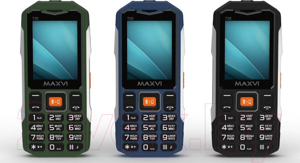 Изображение товара Мобильный телефон Maxvi T20 (синий)
