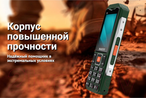 Изображение товара Мобильный телефон Maxvi T20 (синий)