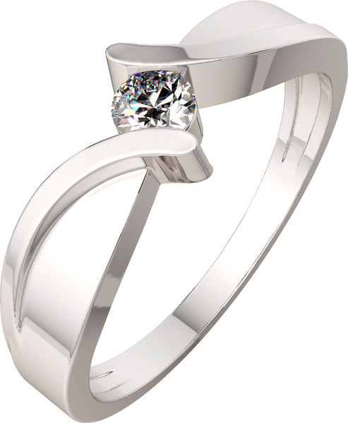 Изображение товара Кольцо из серебра ZORKA 0210041 (р.17, с фианитами)