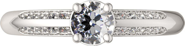 Изображение товара Кольцо из серебра ZORKA 0210042 (р.17, с фианитами)