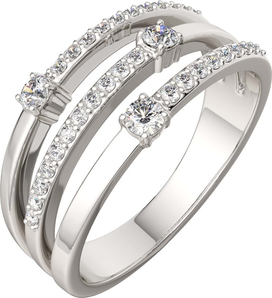 Изображение товара Кольцо из серебра ZORKA 0210091 (р.17, с фианитами)