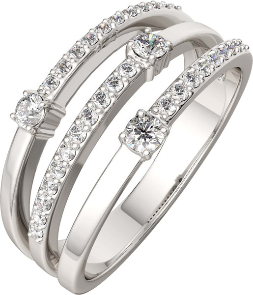 Изображение товара Кольцо из серебра ZORKA 0210091 (р.17, с фианитами)