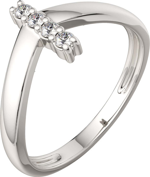 Изображение товара Кольцо из серебра ZORKA 02101013 (р.14, с фианитами)