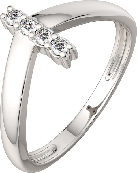 Изображение товара Кольцо из серебра ZORKA 02101013 (р.14, с фианитами)