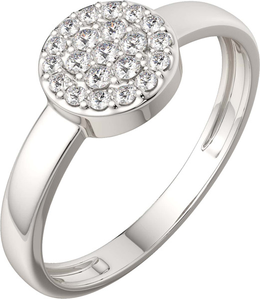 Изображение товара Кольцо из серебра ZORKA 02101029 (р.17, с фианитами)