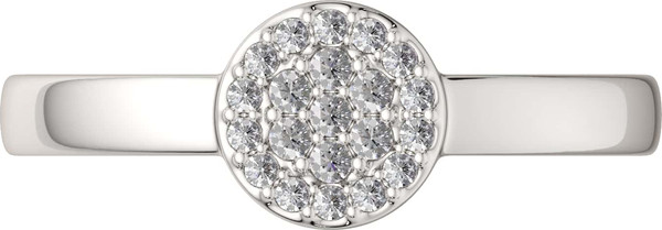 Изображение товара Кольцо из серебра ZORKA 02101029 (р.17, с фианитами)