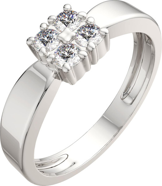 Изображение товара Кольцо из серебра ZORKA 02101124 (р.17, с фианитами)