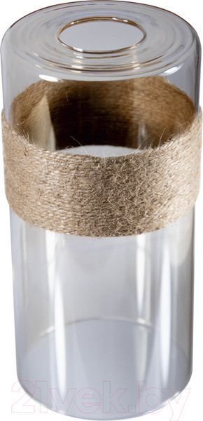 Изображение товара Плафон Элетех Цилиндр 34-100-в42/h 200 / 1070908764 (янтарь/коричневая нить)