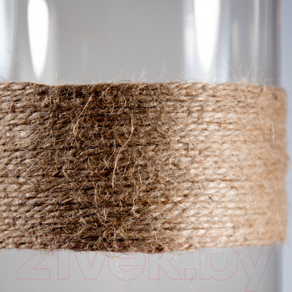 Изображение товара Плафон Элетех Цилиндр 34-100-в42/h 200 / 1070908764 (янтарь/коричневая нить)