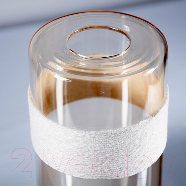 Изображение товара Плафон Элетех Цилиндр 34-100-в42/h 200 / 1070908762 (янтарь/белая нить)