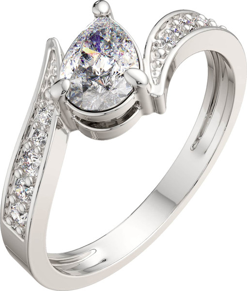 Изображение товара Кольцо из серебра ZORKA 02101212 (р.17, с фианитами)