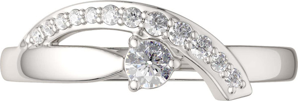 Изображение товара Кольцо из серебра ZORKA 02101264 (р.17, с фианитами)