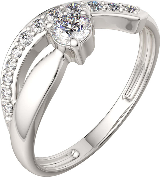 Изображение товара Кольцо из серебра ZORKA 02101264 (р.17, с фианитами)