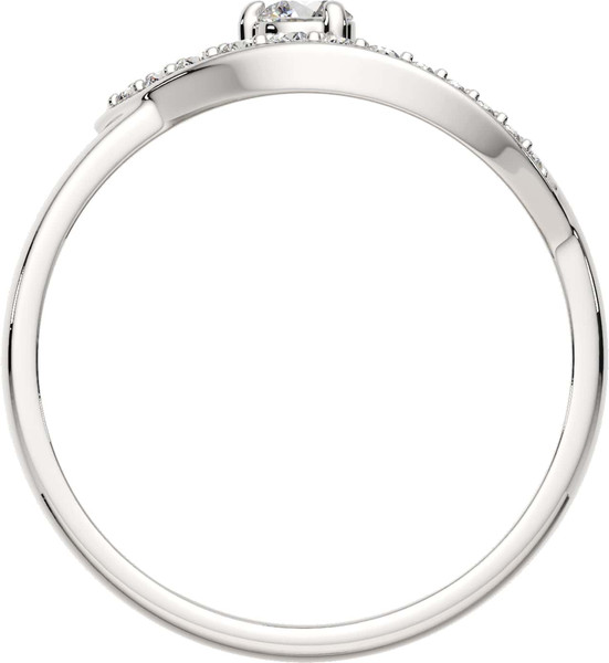 Изображение товара Кольцо из серебра ZORKA 02101264 (р.17, с фианитами)