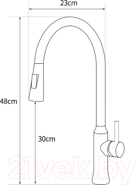 Изображение товара Смеситель Ekko E4714