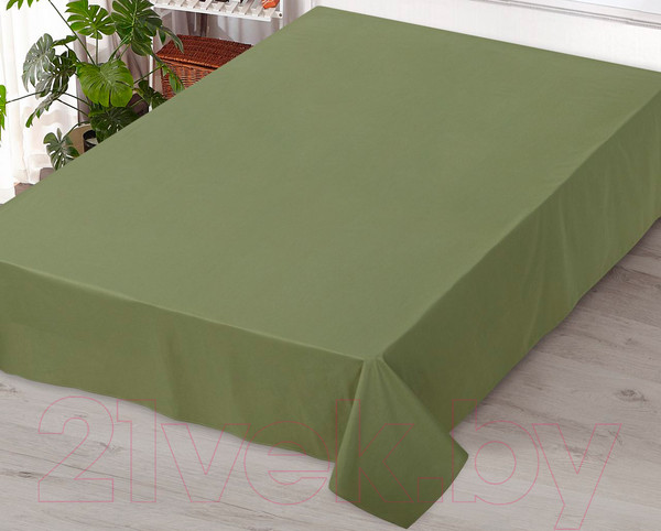 Изображение товара Простыня АртПостель Олива 973 (215x200)