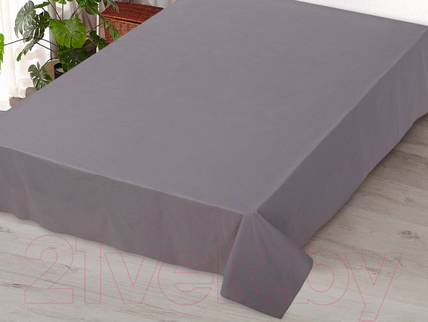 Изображение товара Простыня АртПостель Серебристый 974 (215x240)