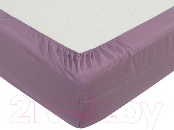 Изображение товара Простыня АртПостель Дымчатая роза на резинке 984 (160x200)