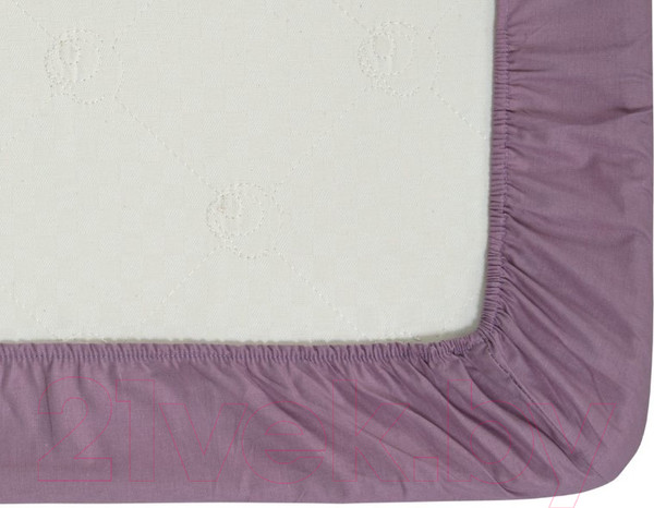 Изображение товара Простыня АртПостель Дымчатая роза на резинке 984 (160x200)