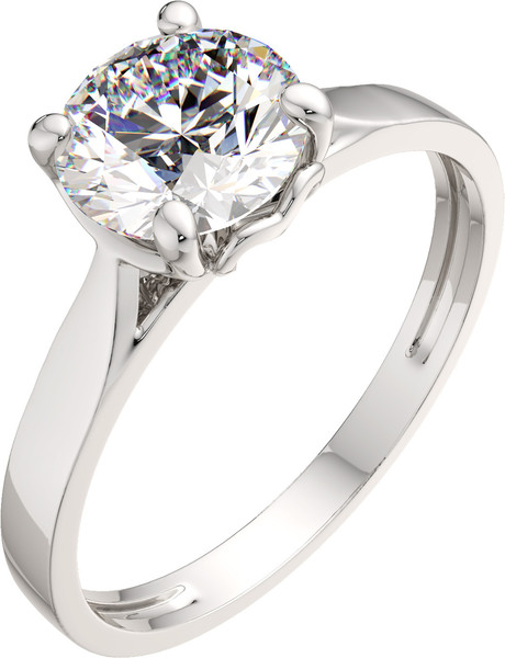 Изображение товара Кольцо из серебра ZORKA 02101307 (р.17.5, с фианитом)