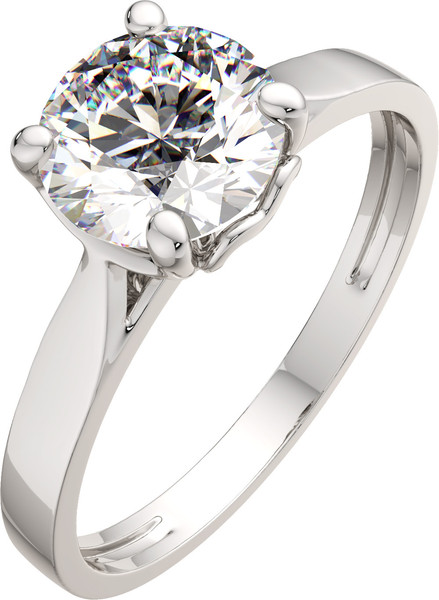 Изображение товара Кольцо из серебра ZORKA 02101307 (р.17.5, с фианитом)