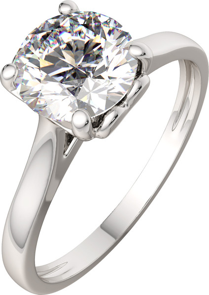 Изображение товара Кольцо из серебра ZORKA 02101308 (р.17, с фианитом)