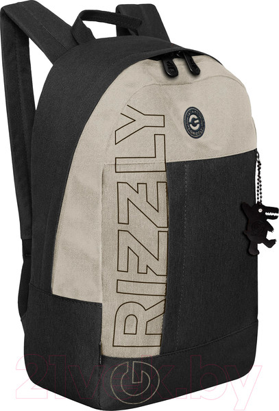 Изображение товара Рюкзак Grizzly RXL-427-2 (черный/бежевый)