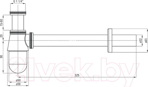Изображение товара Сифон Deante NHC 031I