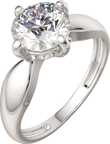 Изображение товара Кольцо из серебра ZORKA 02101336 (р.17, с фианитами)