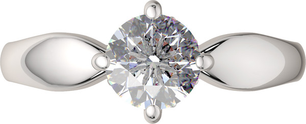 Изображение товара Кольцо из серебра ZORKA 02101336 (р.17, с фианитами)