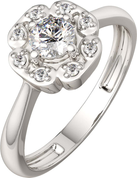 Изображение товара Кольцо из серебра ZORKA 02101360 (р.16.5, с фианитами)