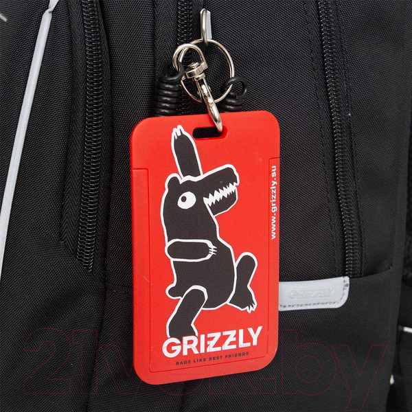 Изображение товара Школьный рюкзак Grizzly RB-452-7 (черный/синий)