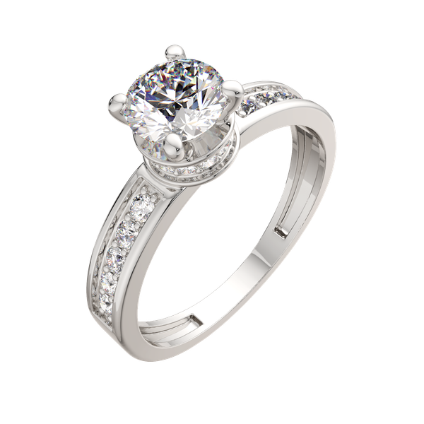 Изображение товара Кольцо из серебра ZORKA 02101389.ZZ (р.17, с фианитами)