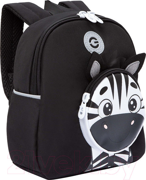 Изображение товара Детский рюкзак Grizzly RK-480-2 (черный)