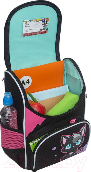 Изображение товара Школьный рюкзак Grizzly RAm-484-5 (розовый/лиловый)