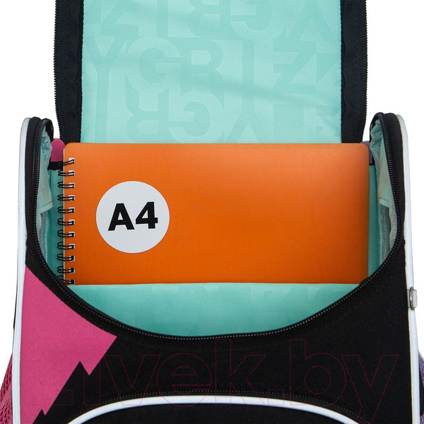 Изображение товара Школьный рюкзак Grizzly RAm-484-5 (розовый/лиловый)