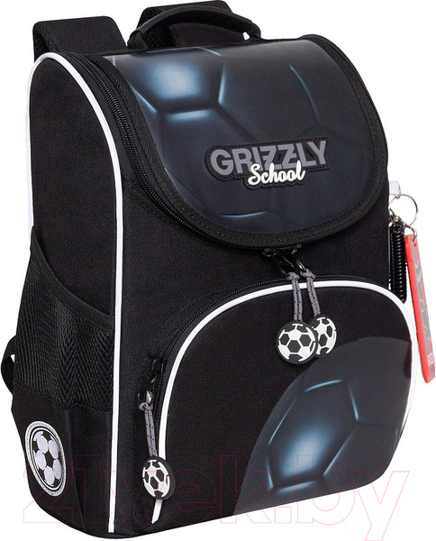 Изображение товара Школьный рюкзак Grizzly RAm-485-5 (черный)