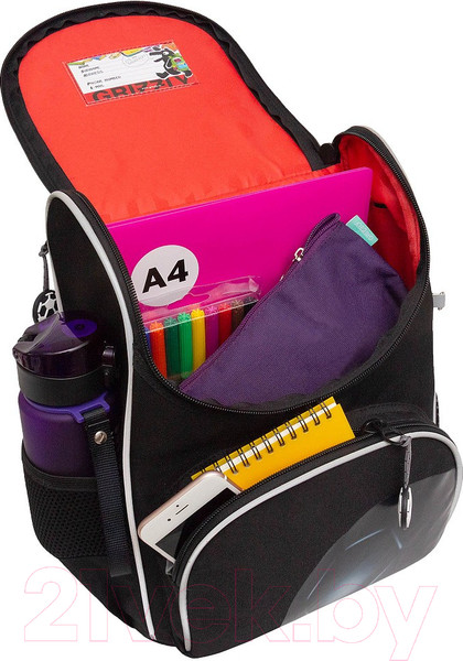 Изображение товара Школьный рюкзак Grizzly RAm-485-5 (черный)