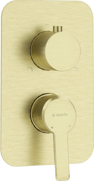 Изображение товара Внешняя часть смесителя скрытого монтажа Deante Arnika Gold BR BXY RQAM