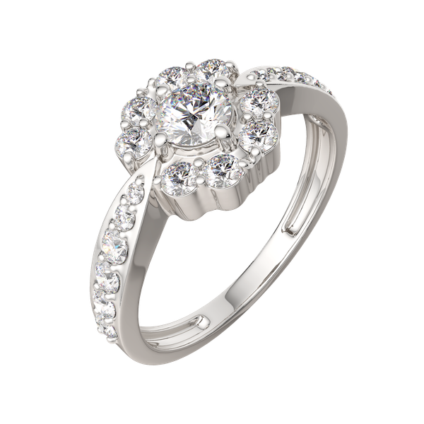 Изображение товара Кольцо из серебра ZORKA 02101406.ZZ (р.17, с фианитами)