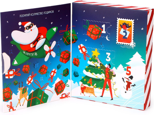 Изображение товара Набор головоломок Puzzle Адвент-календарь на новый год / 7802148