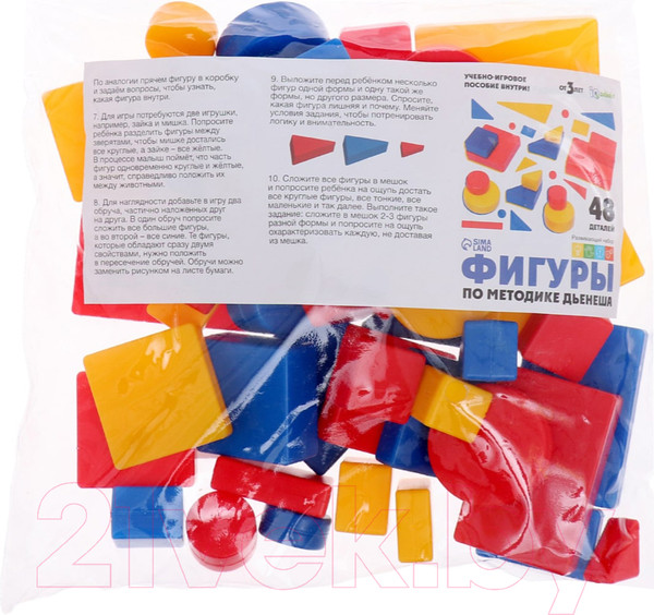Изображение товара Развивающий игровой набор Соломон Логические блоки Дьенеша / 9061726