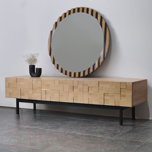 Изображение товара Зеркало Dipriz Piaforte Д.68023.1 (дикий дуб/черный)