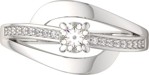 Изображение товара Кольцо из серебра ZORKA 0210292 (р.18, с фианитами)