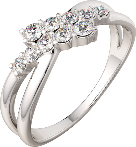 Изображение товара Кольцо из серебра ZORKA 0210293 (р.18, с фианитами)