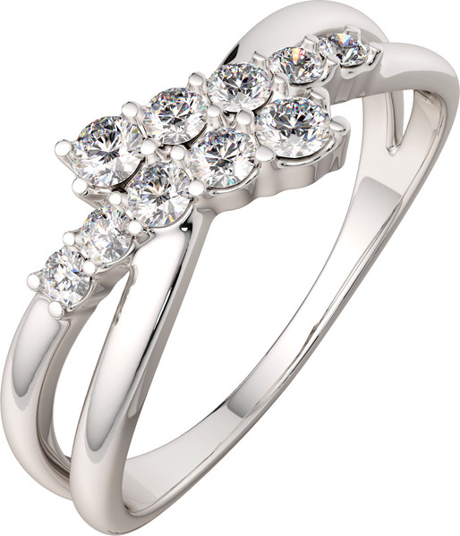 Изображение товара Кольцо из серебра ZORKA 0210293 (р.18, с фианитами)