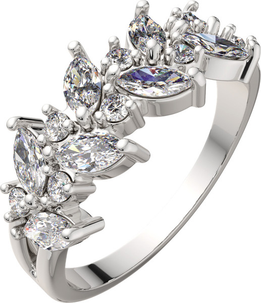 Изображение товара Кольцо из серебра ZORKA 0210305 (р.17, с фианитами)